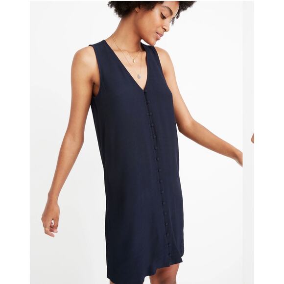Madewell Heather Button Front Dress - Picture 2 of 14
